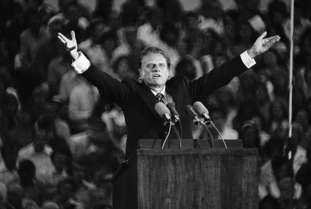 Billy Graham Preaching