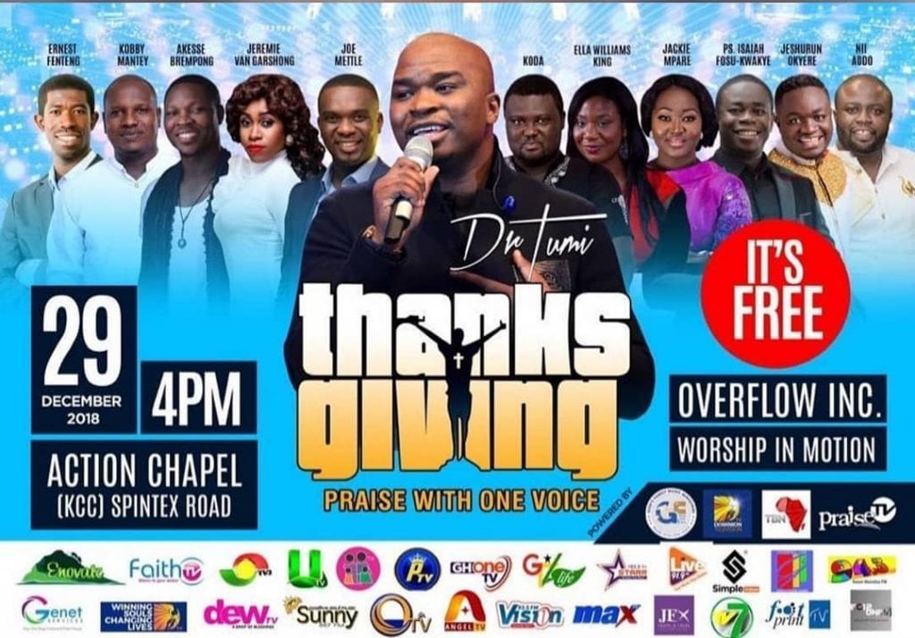 Dr Tumi Thanksgiving