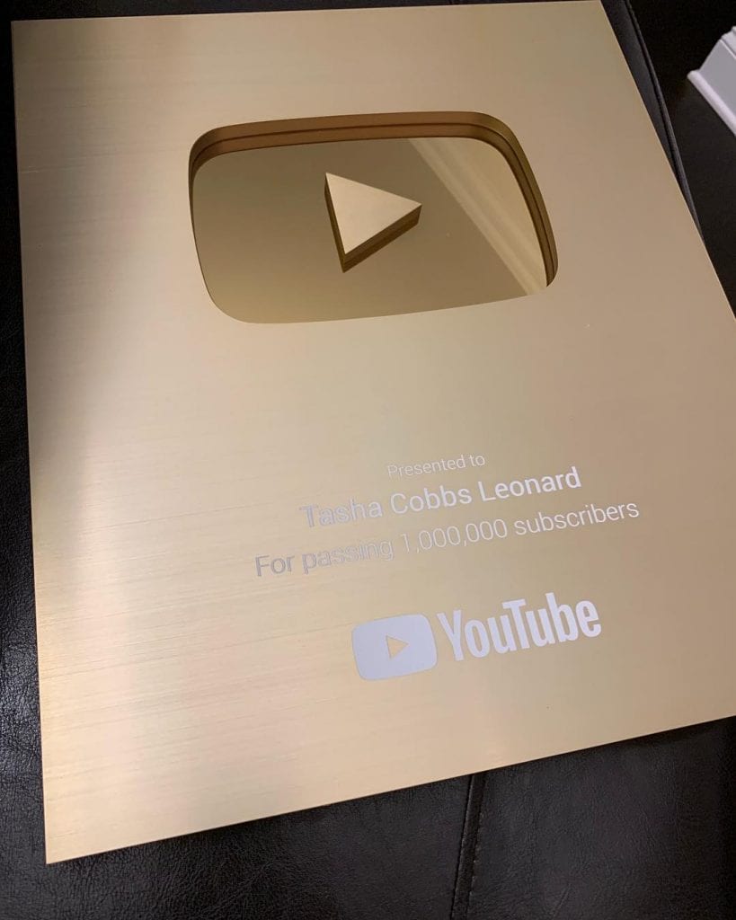 tasha cobbs i million subscribers