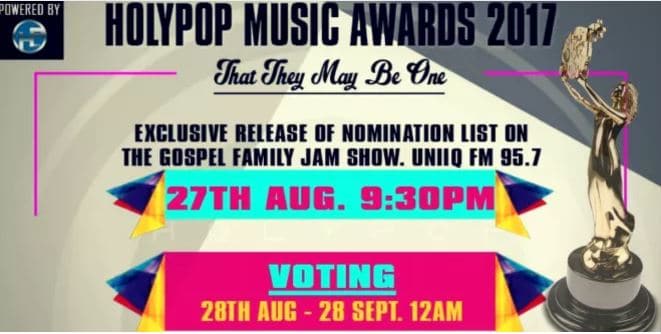 holypop awards