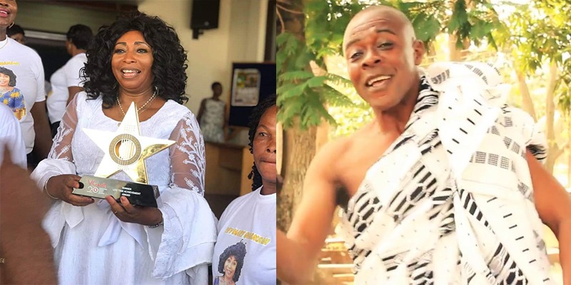Mary Ghansah and Prof Abraham