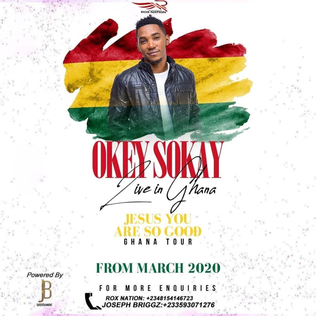 Okey Sokay ghana tour