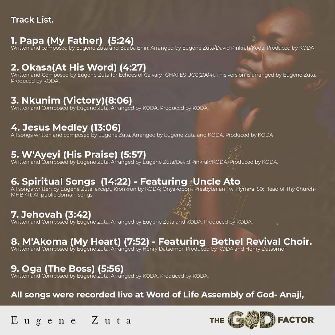 Eugene Zuta the god factor
