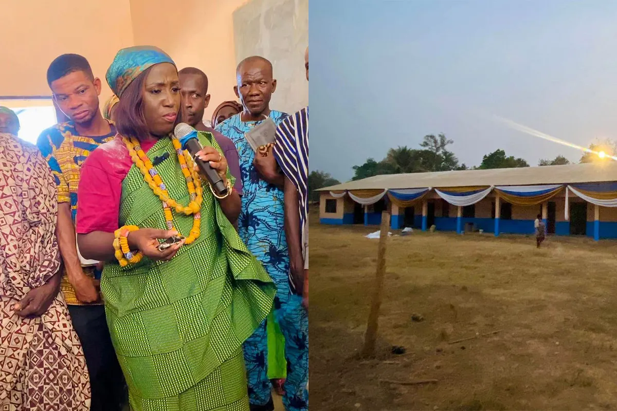 Diana Hamilton Unveils A 5 Block Educational Facility In Dodo Tamale Ahead Of Worship Event